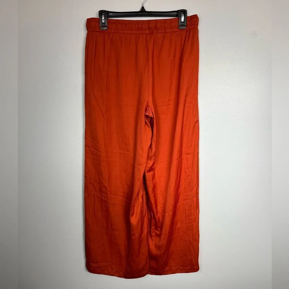 Ann Taylor LOFT Wide Leg Satin Feel Pants - Picture 2 of 6